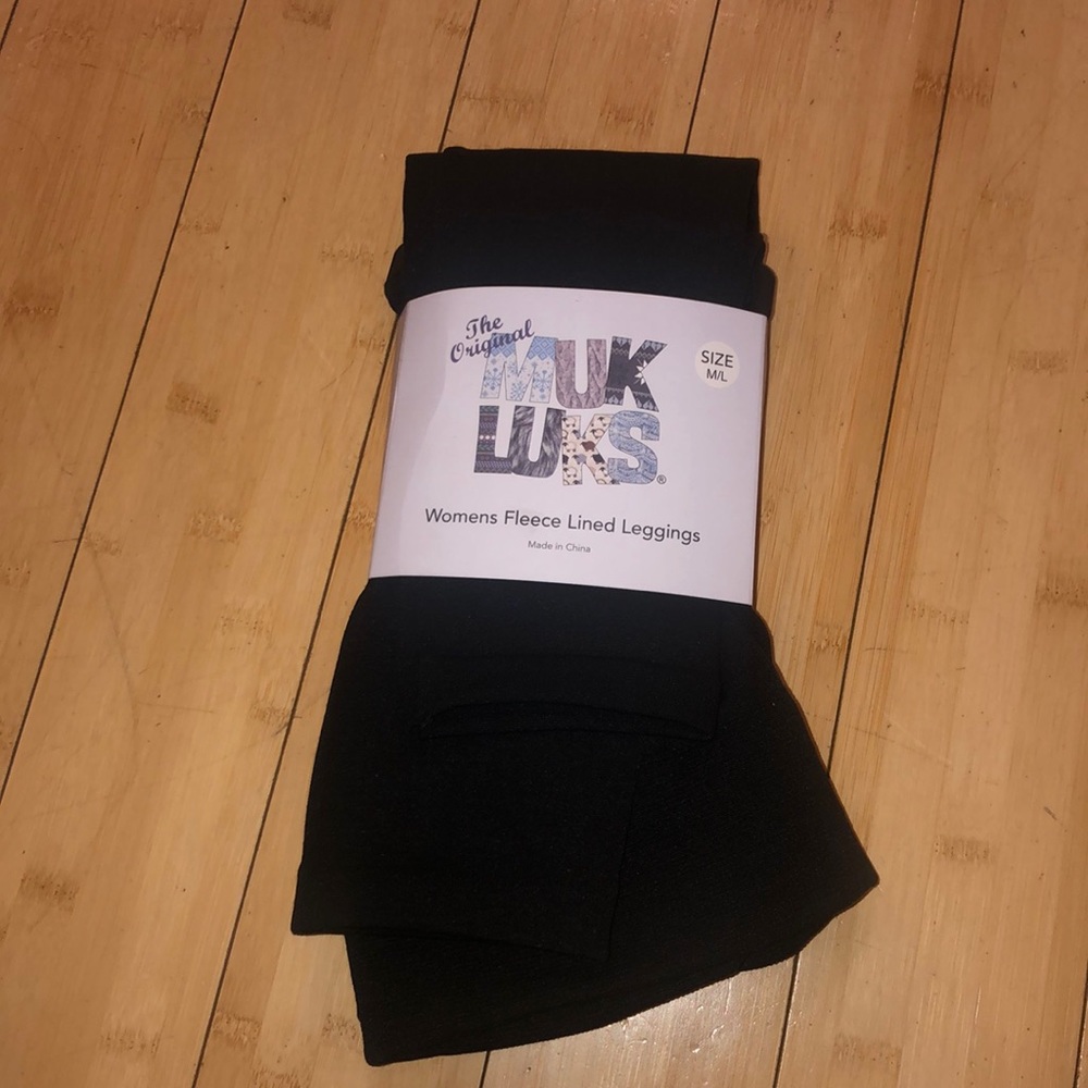 NWT Fleece lined leggings M/L